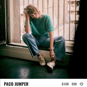 ISO Sézane PACO jumper (white/beige)